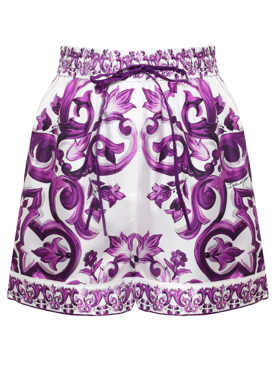 Шорты шелковые DOLCE & GABBANA