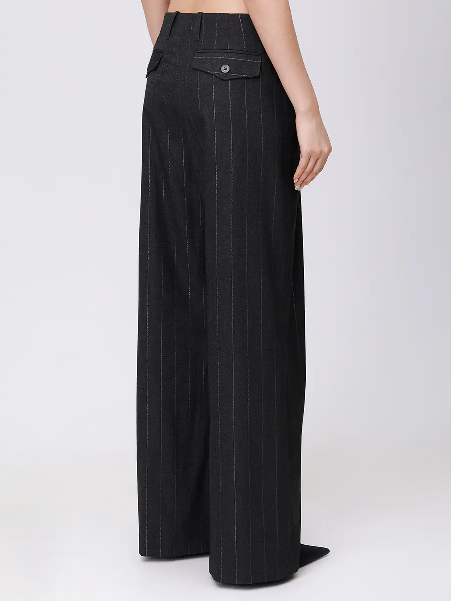 Брюки в полоску HINNOMINATE HMABW02297 Серый  Фото 3