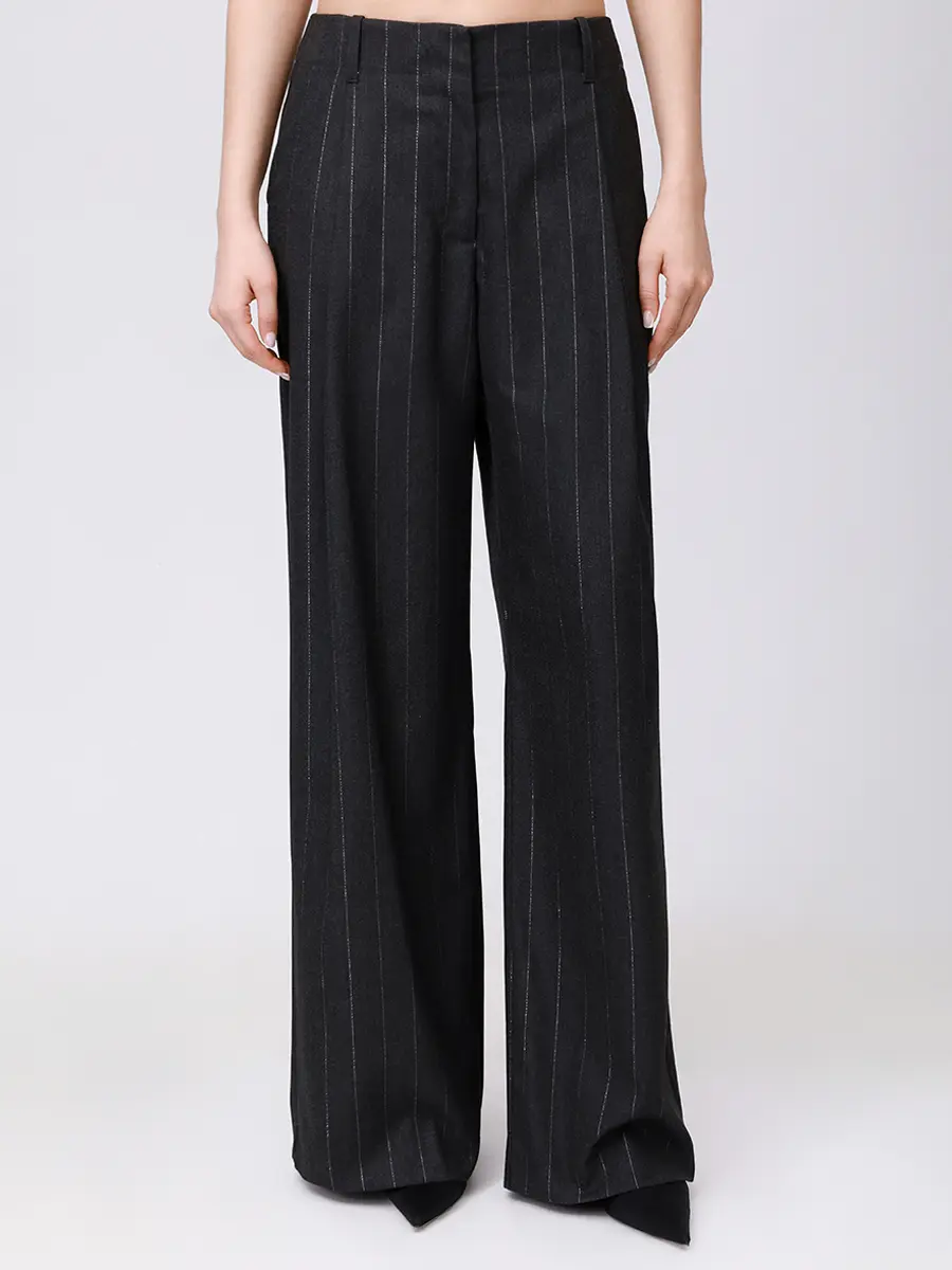 Брюки в полоску HINNOMINATE HMABW02297 Серый  Фото 4