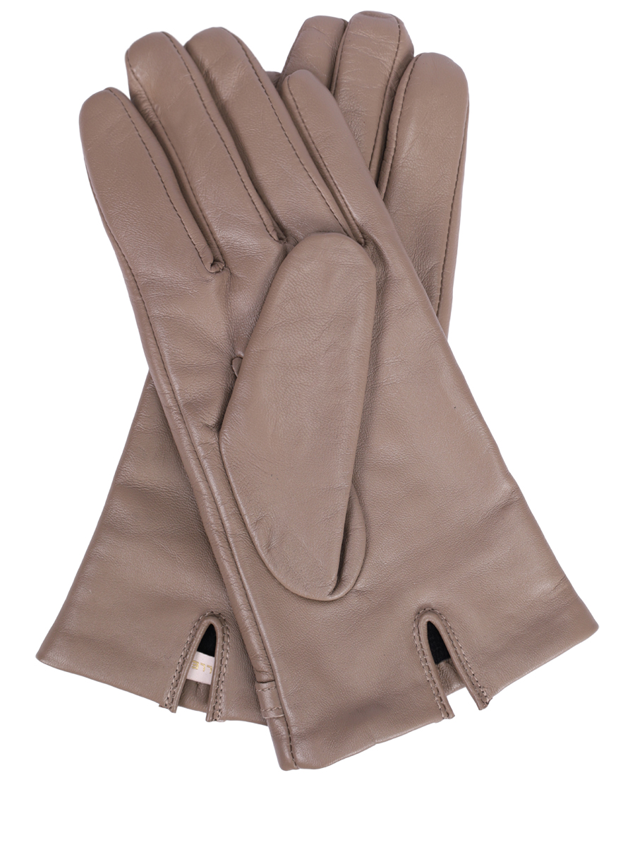 

Перчатки кожаные, Бежевый, E7 TSZ 41 02 01/N59