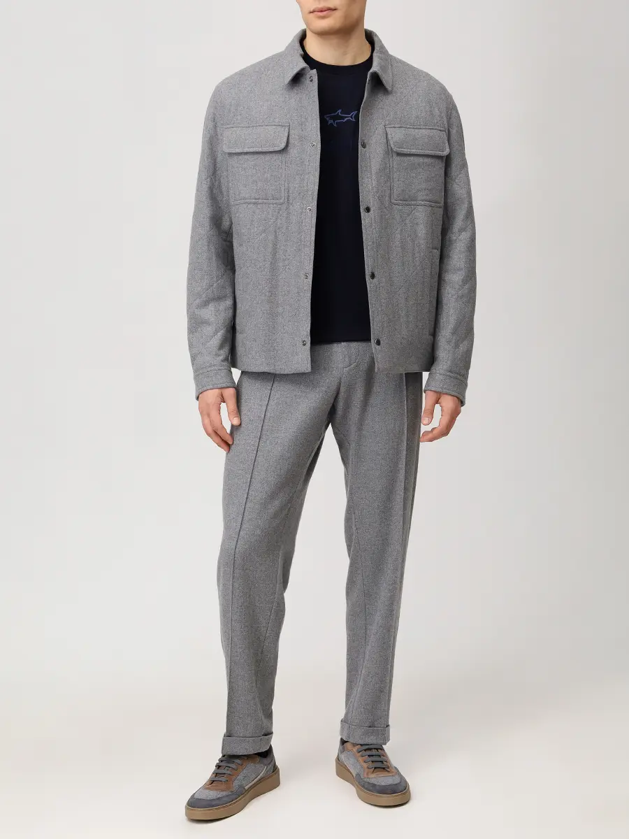 Футболка хлопковая PAUL & SHARK 15311629/050 Синий  Фото 2