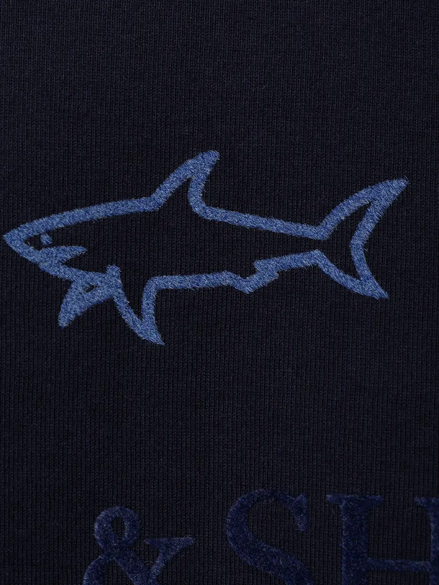 Футболка хлопковая PAUL & SHARK 15311629/050 Синий  Фото 6
