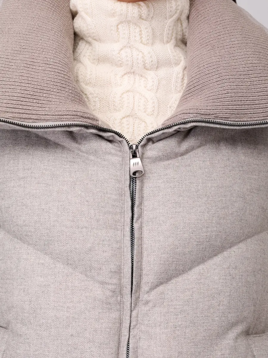 

Пуховик стеганый, Бежевый, 8P743 F 25W015 FH1-8 RATUFA