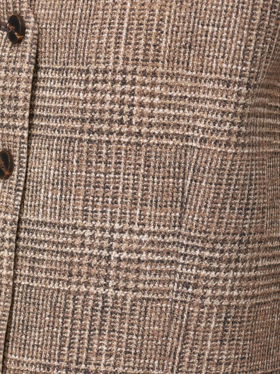 Жилет хлопковый CIRCOLO 1901 FD3675 CORTE Клетка  Фото 7