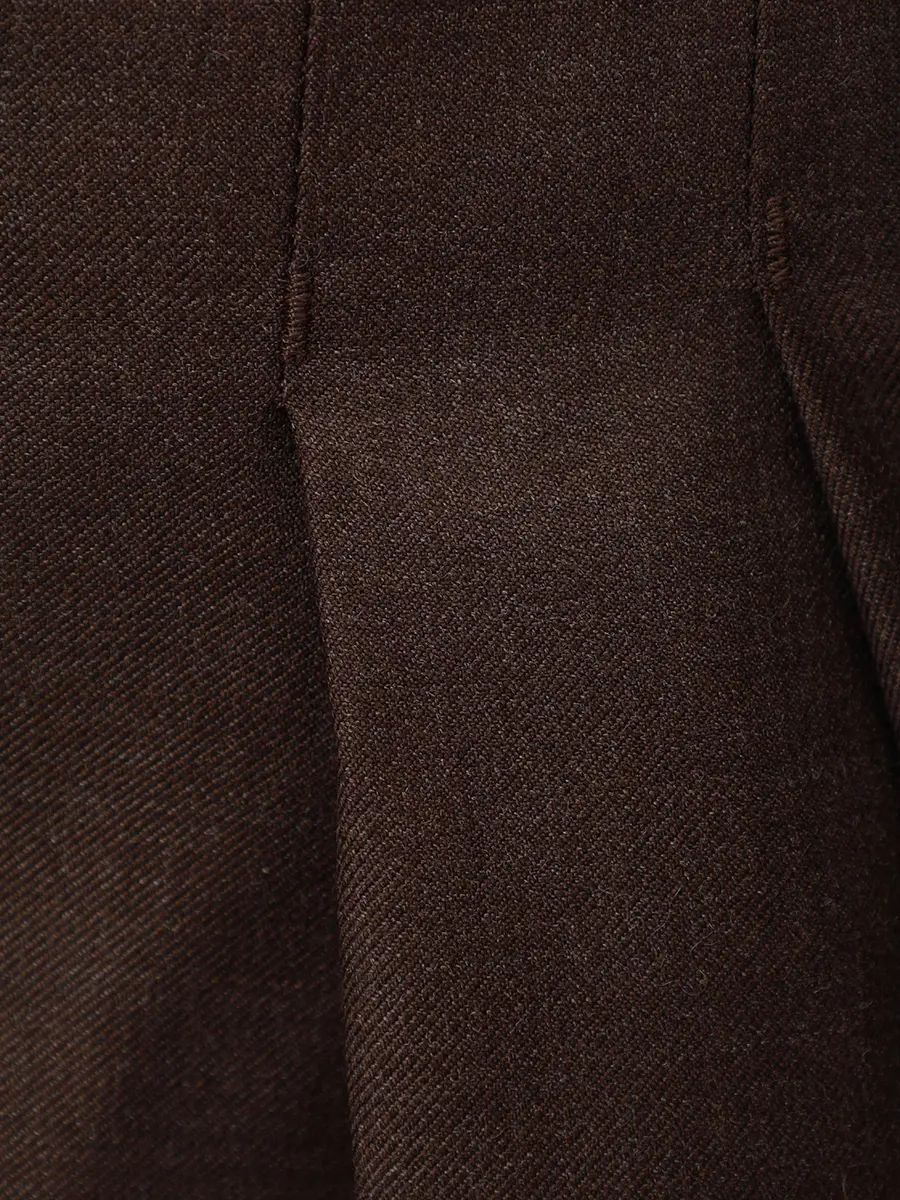 Брюки шерстяные LOULOU DE SAISON SBIRU LDS Коричневый  Фото 6