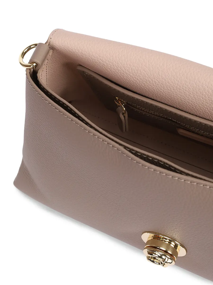 Сумка кожаная Nikla COCCINELLE E1 TOA 12 01 01/352 Бежевый  Фото 4