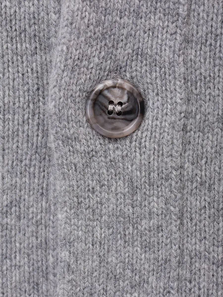 Кардиган шерстяной DANIELE FIESOLI 0191/10 GREY Серый  Фото 6