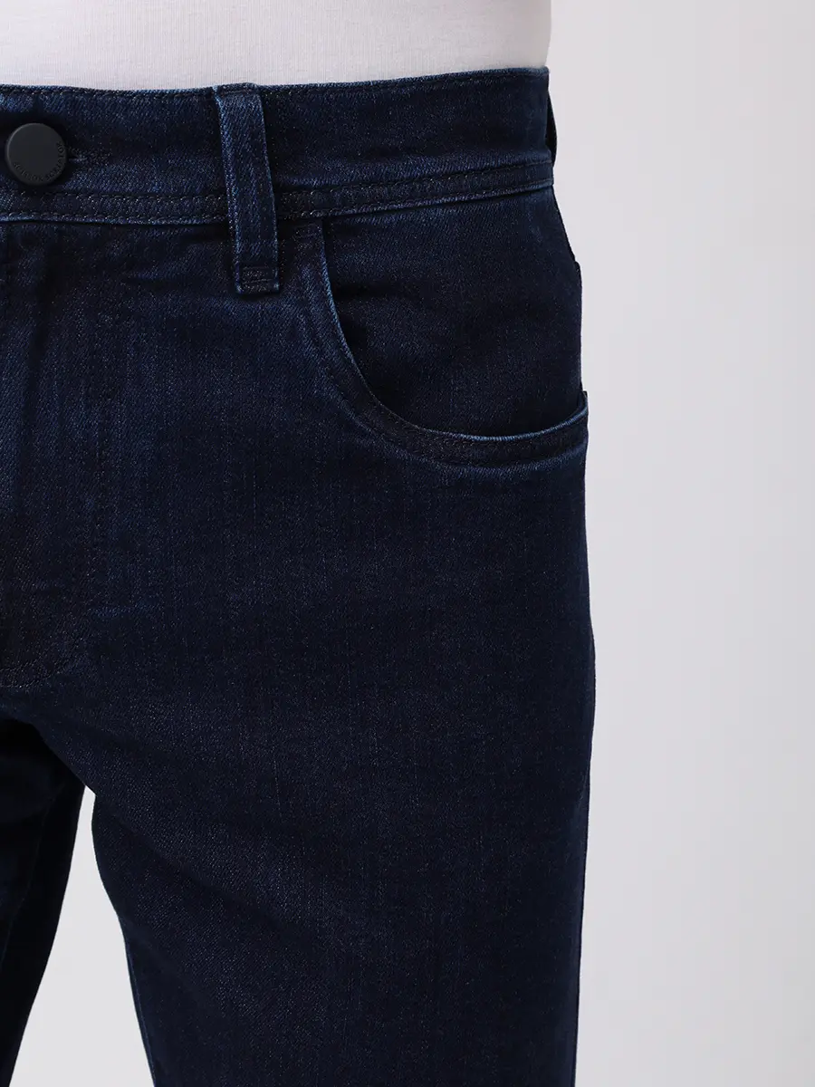 Джинсы хлопковые SCISSOR SCRIPTOR COSTANTINO T014 W1S/ Темно- Синий  Фото 6