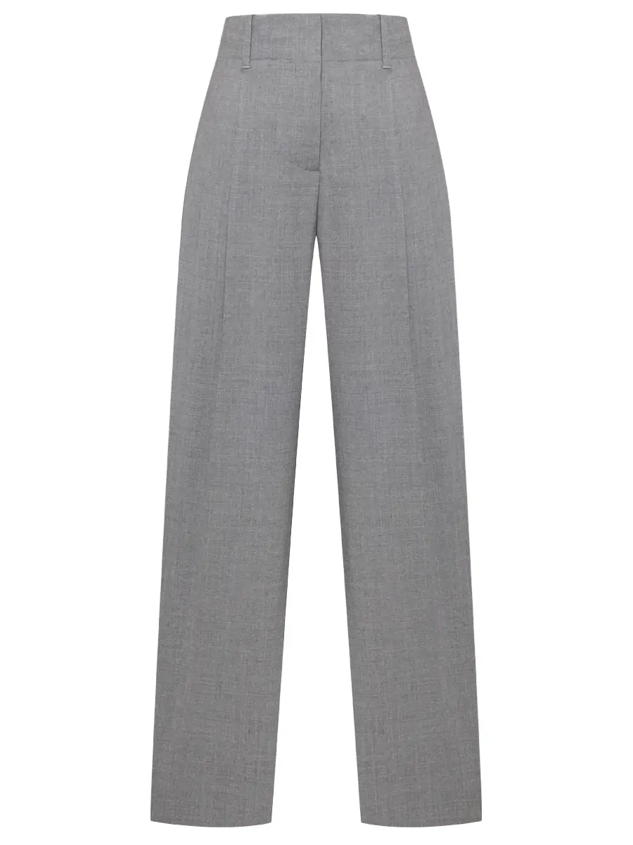 Брюки шерстяные PAUL & SHARK 15354035/064 Серый 