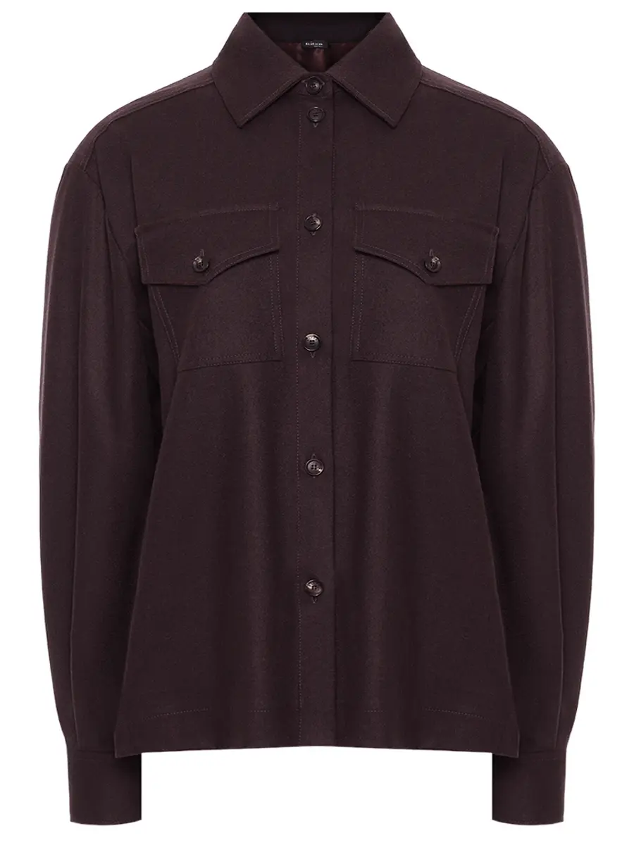 

Рубашка шерстяная, Бордовый, D54434K0559G11000