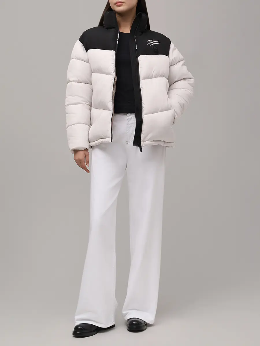 Куртка стеганая PLEIN SPORT WRB1525/01 Белый  Фото 2