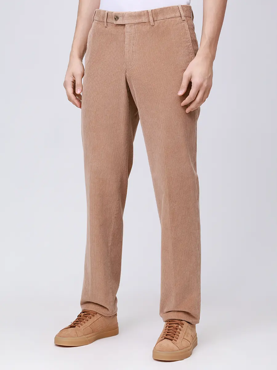 Брюки вельветовые HILTL 52473/71/PARMA Светло- Коричневый  Фото 4
