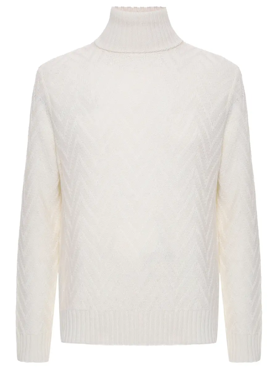 Свитер шерстяной PAUL & SHARK 15311017/010 Белый 