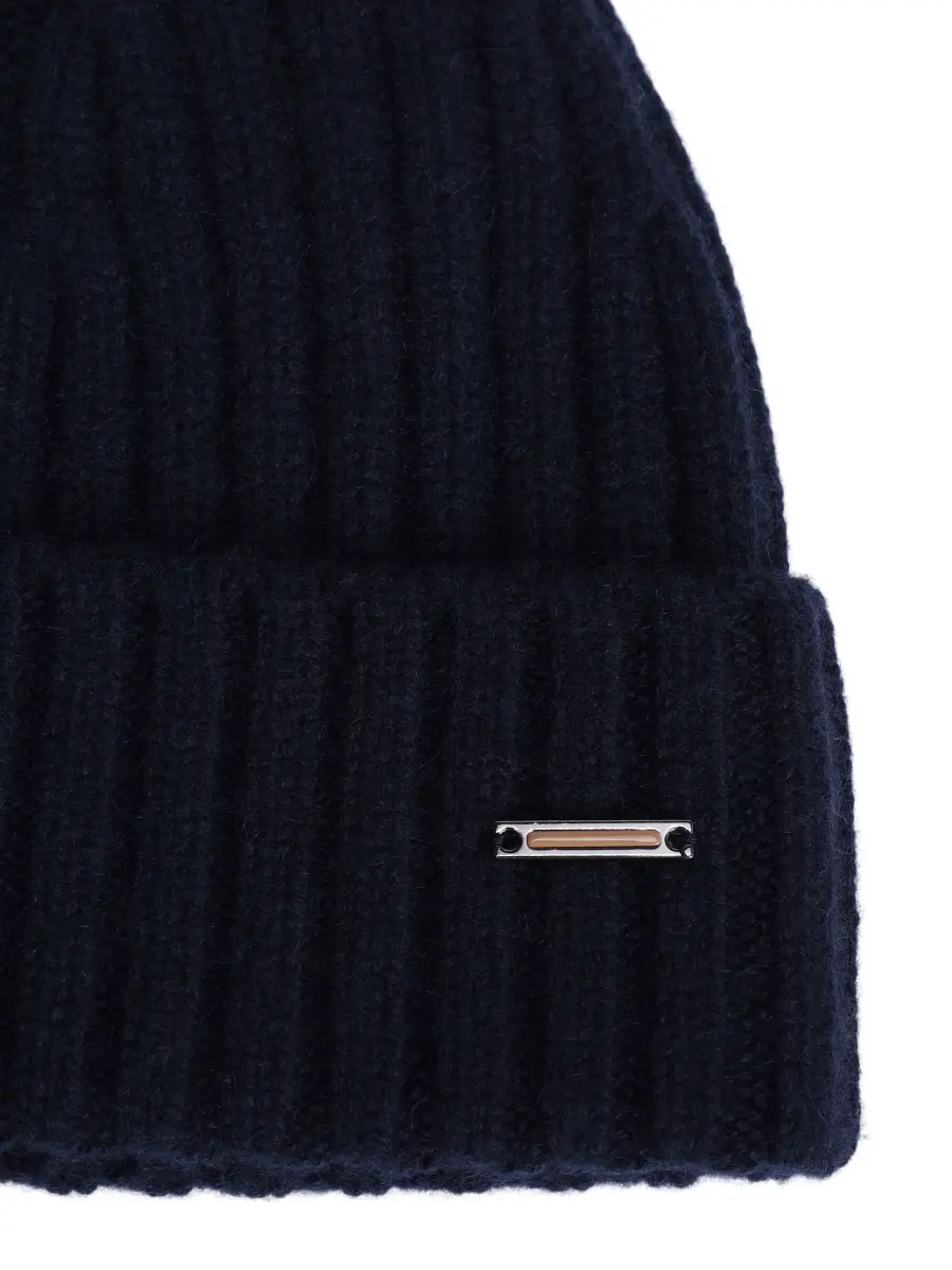 Шапка кашемировая BOSS 50551001/404 Синий  Фото 3