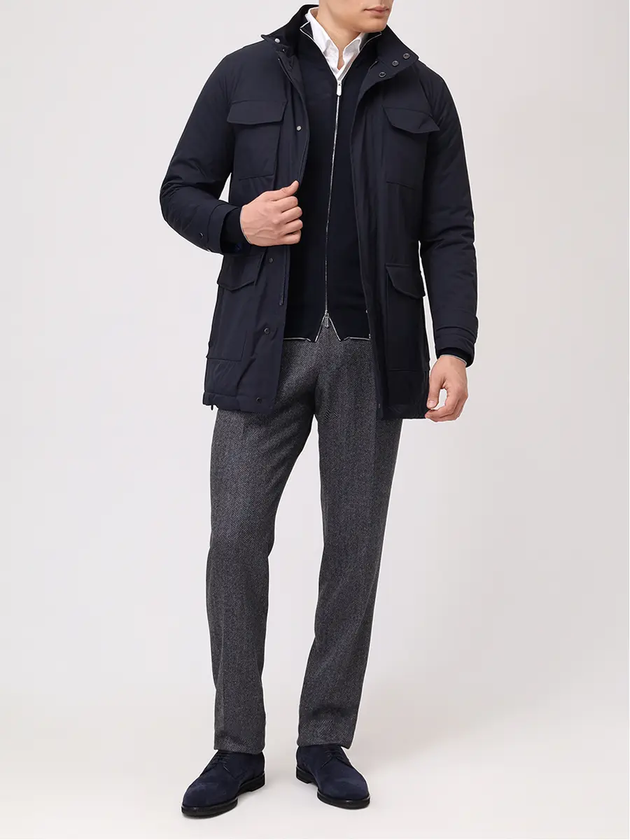 Кардиган шерстяной SVEVO 0918/9 SA25 3343/Темно- Синий  Фото 2