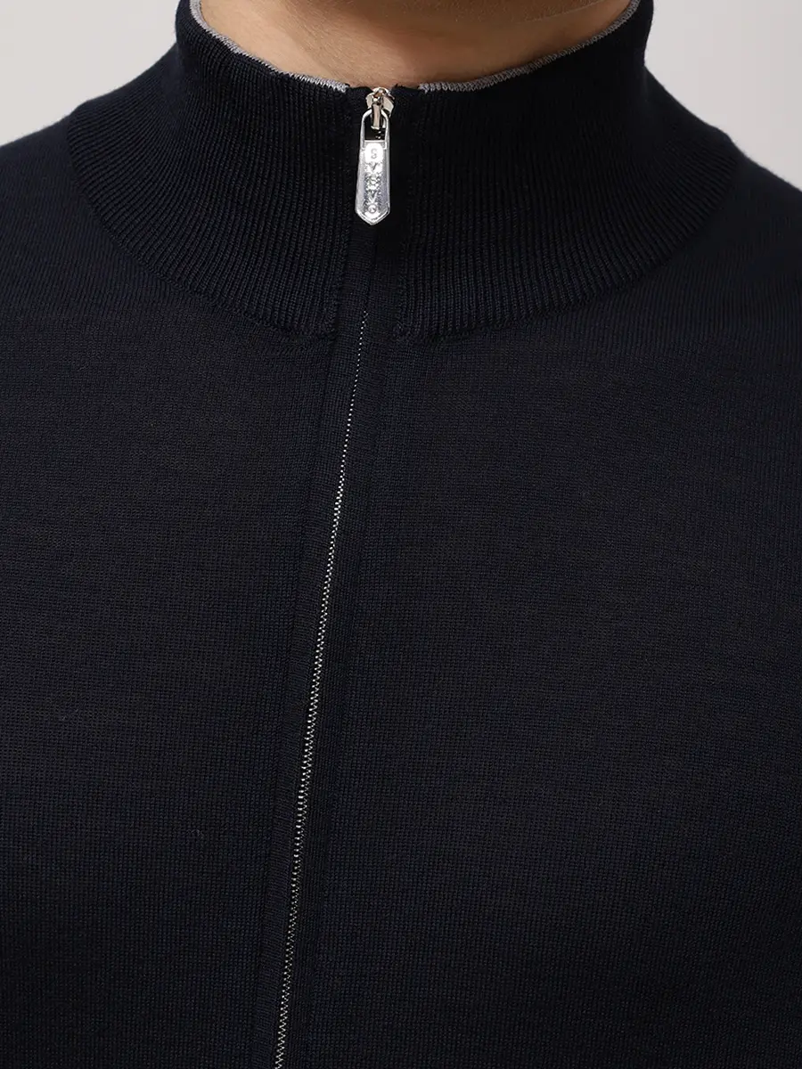 Кардиган шерстяной SVEVO 0918/9 SA25 3343/Темно- Синий  Фото 5