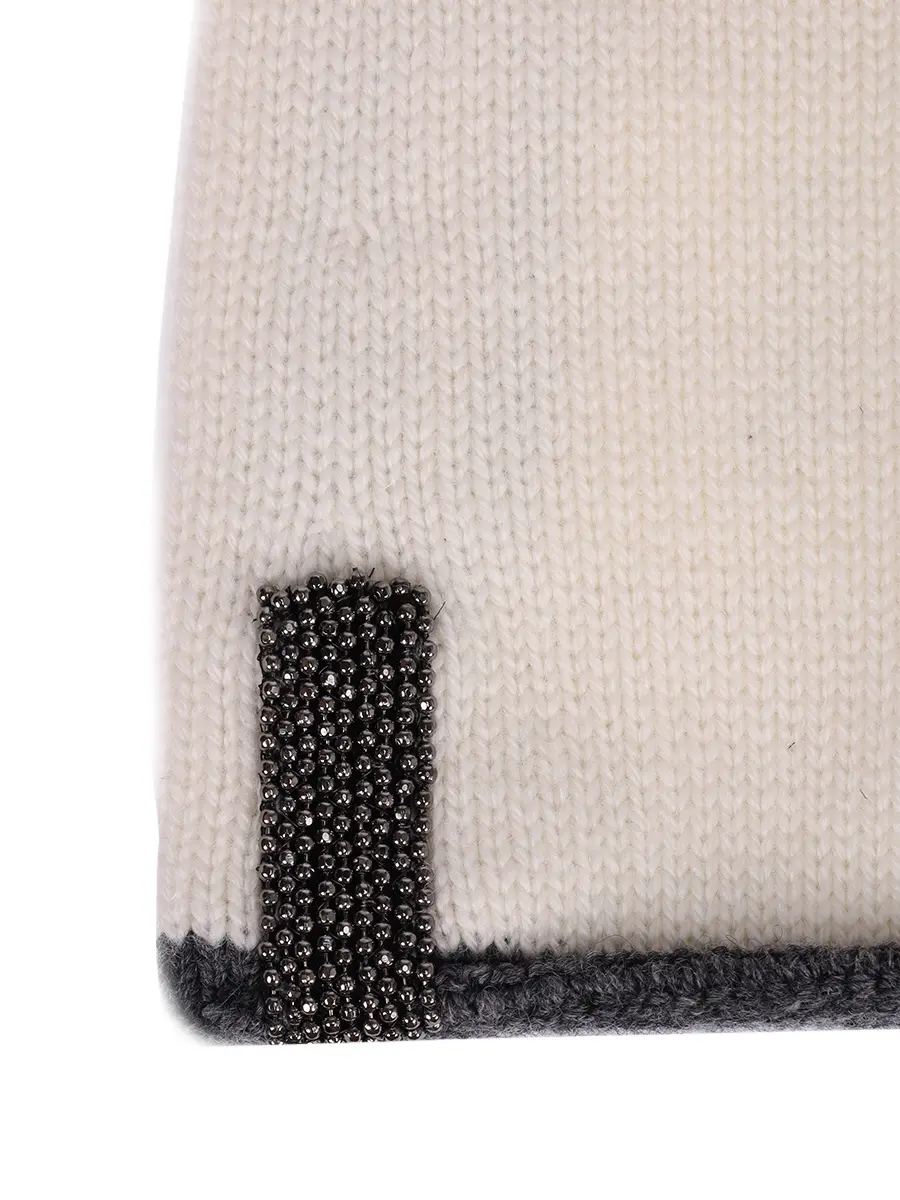 Перчатки из шерсти и кашемира FREE AGE W26.GL009.2030.101 Белый  Фото 3