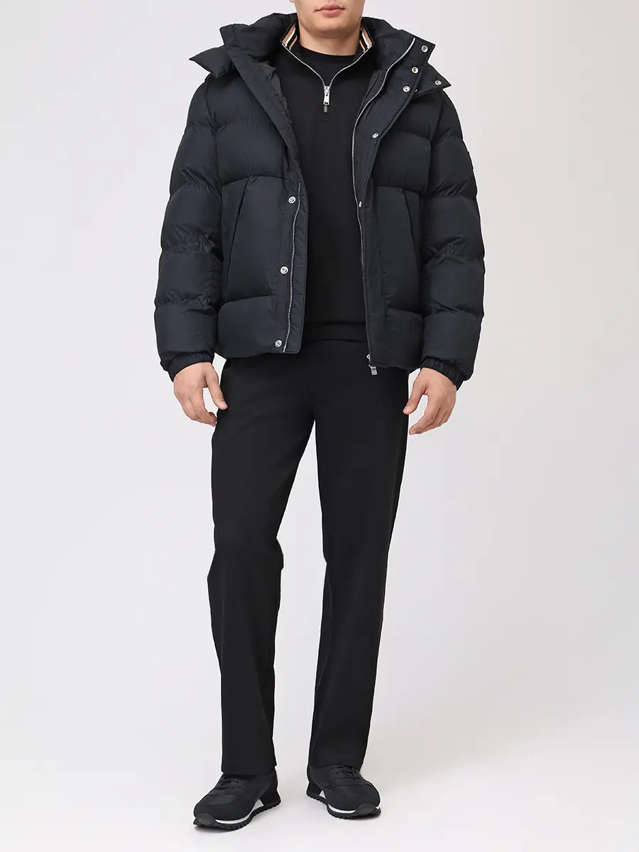 Куртка стеганая BOSS 50551599/001 Черный  Фото 2