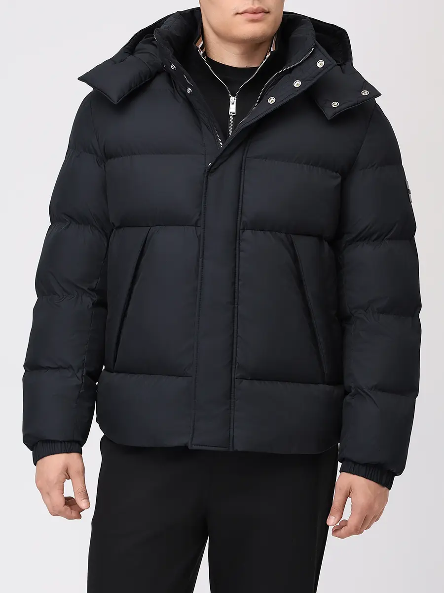 Куртка стеганая BOSS 50551599/001 Черный  Фото 4