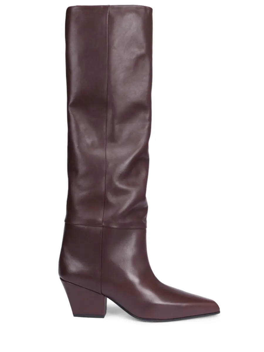 

Сапоги кожаные, Коричневый, PX1119-XVT01-JANE BOOT 60