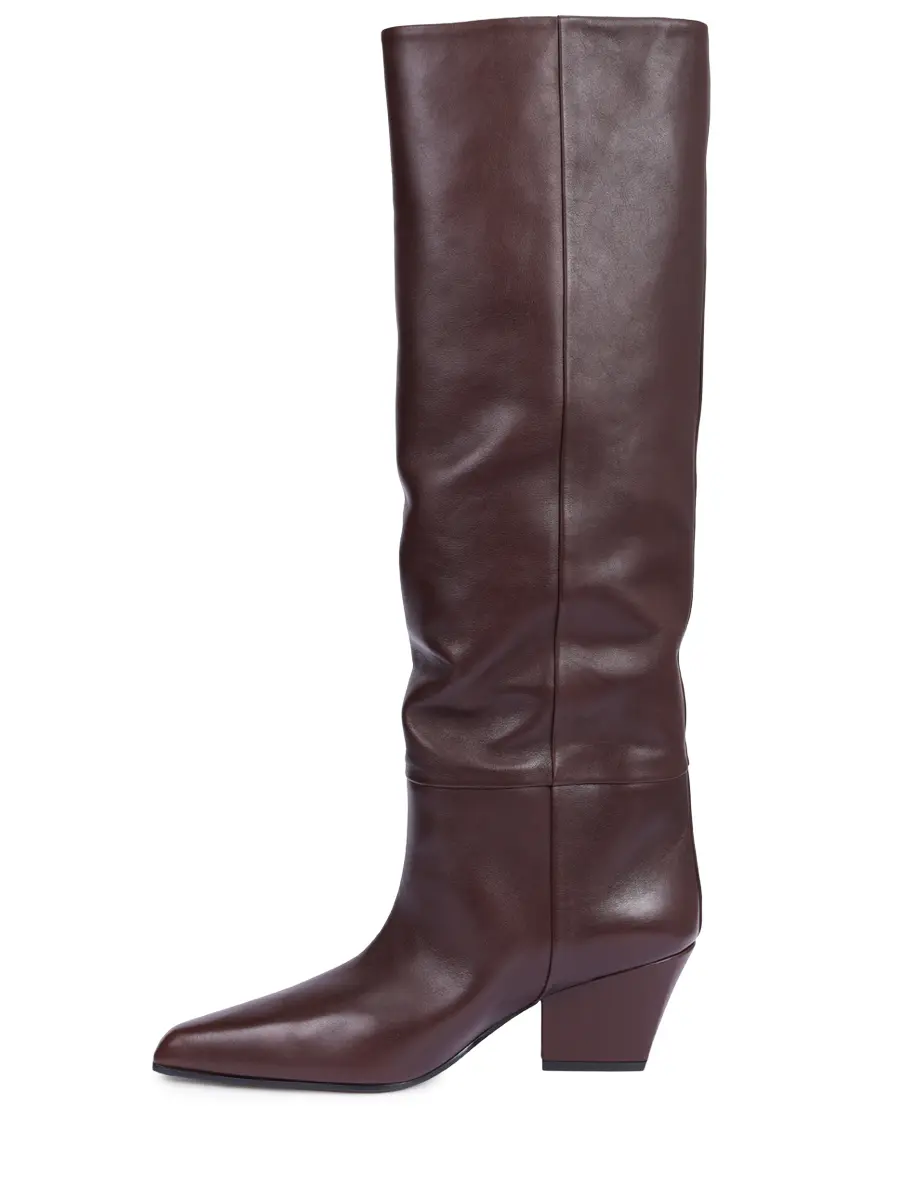 Сапоги кожаные PARIS TEXAS PX1119-XVT01-JANE BOOT 60 Коричневый  Фото 3