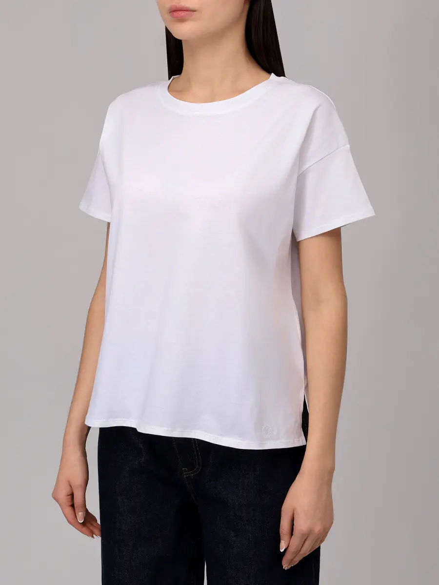 Футболка хлопковая Basiluzzo LOULOU DE SAISON BASILUZZO LDS Белый  Фото 4