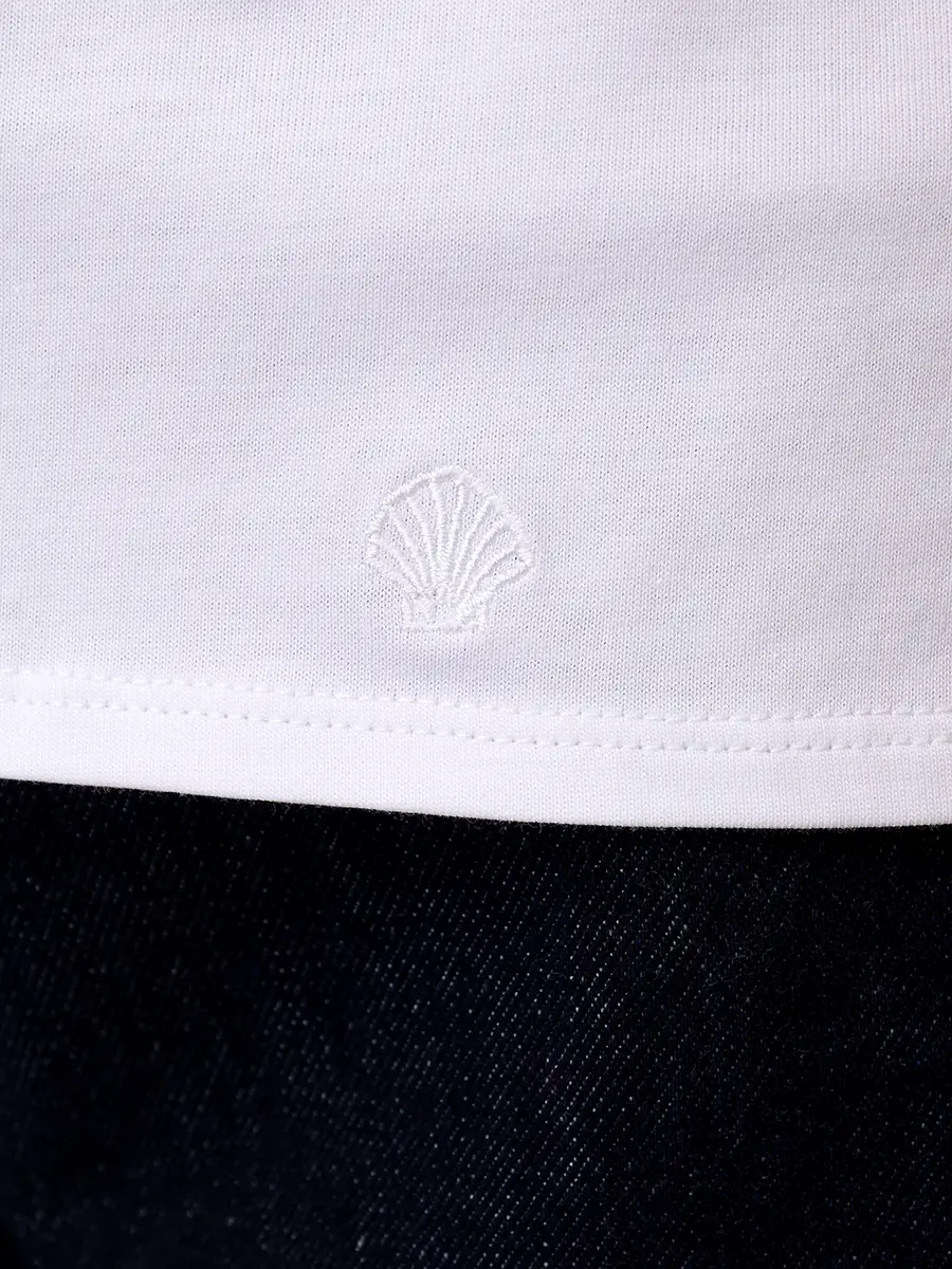 Футболка хлопковая Basiluzzo LOULOU DE SAISON BASILUZZO LDS Белый  Фото 6