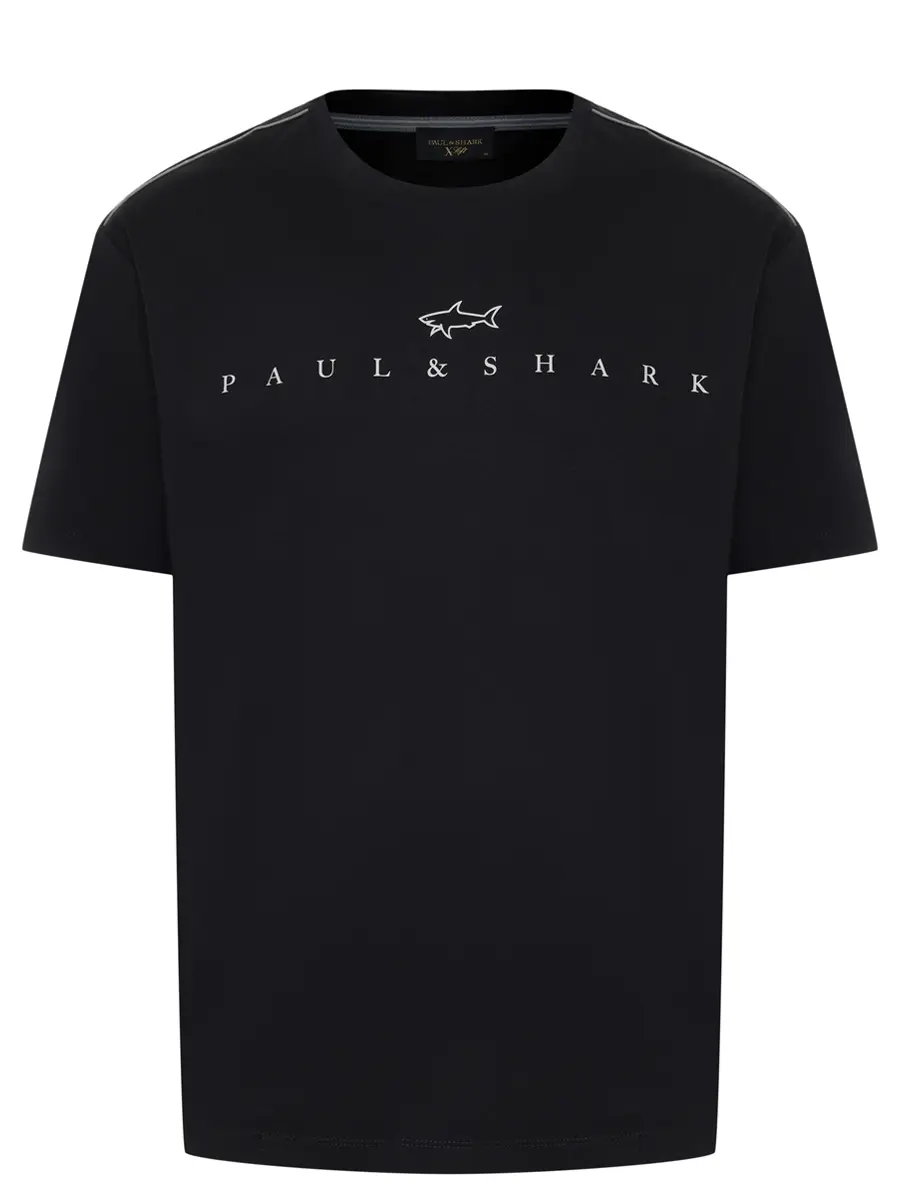 Футболка из хлопка и лиоцелла Paul & Shark