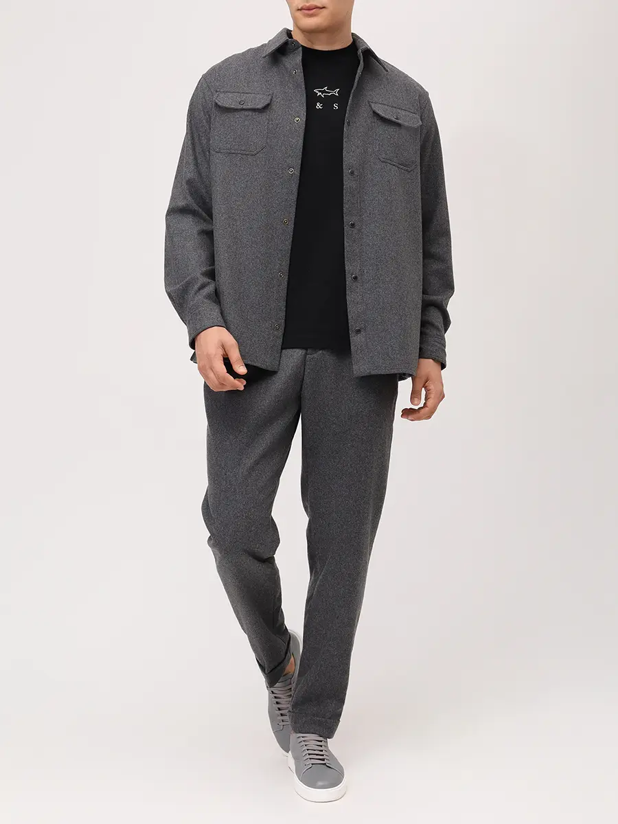 

Футболка из хлопка и лиоцелла, Черный, 15311635/011