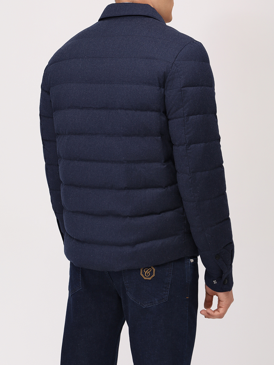 Пуховик шерстяной HETREGO 8P513 F 25W016 NGM HADIEN Синий  Фото 3