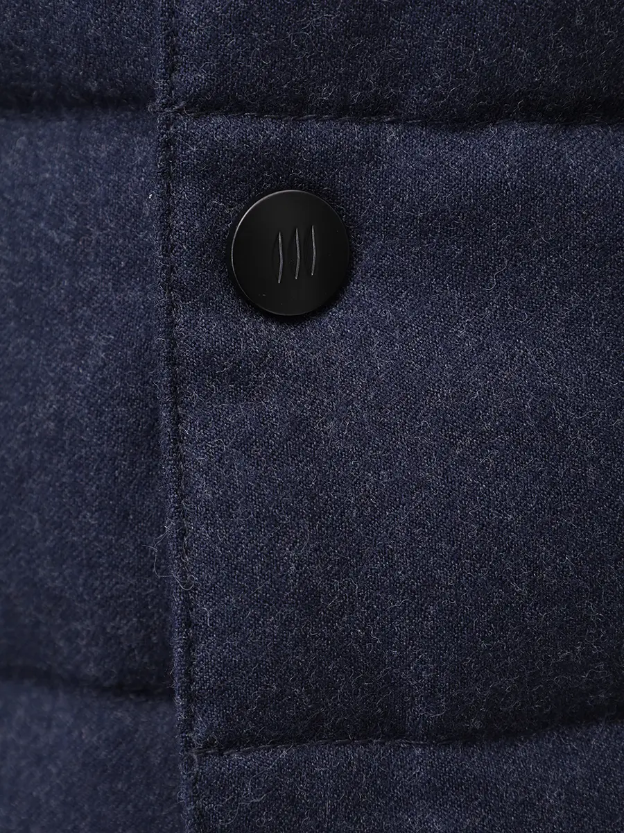 Пуховик шерстяной HETREGO 8P513 F 25W016 NGM HADIEN Синий  Фото 6