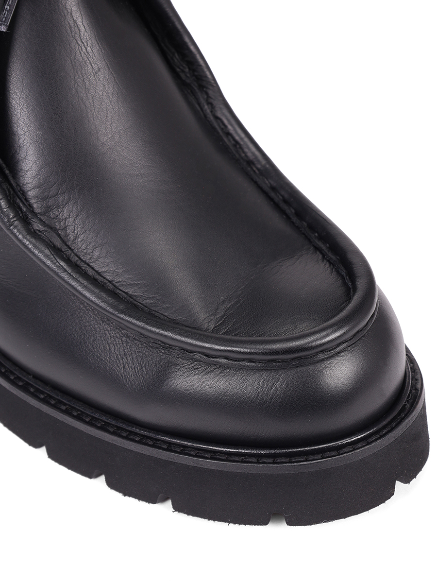 Ботинки кожаные на меху DOUCAL`S DD8812SWANUM214NN00 Черный  Фото 5