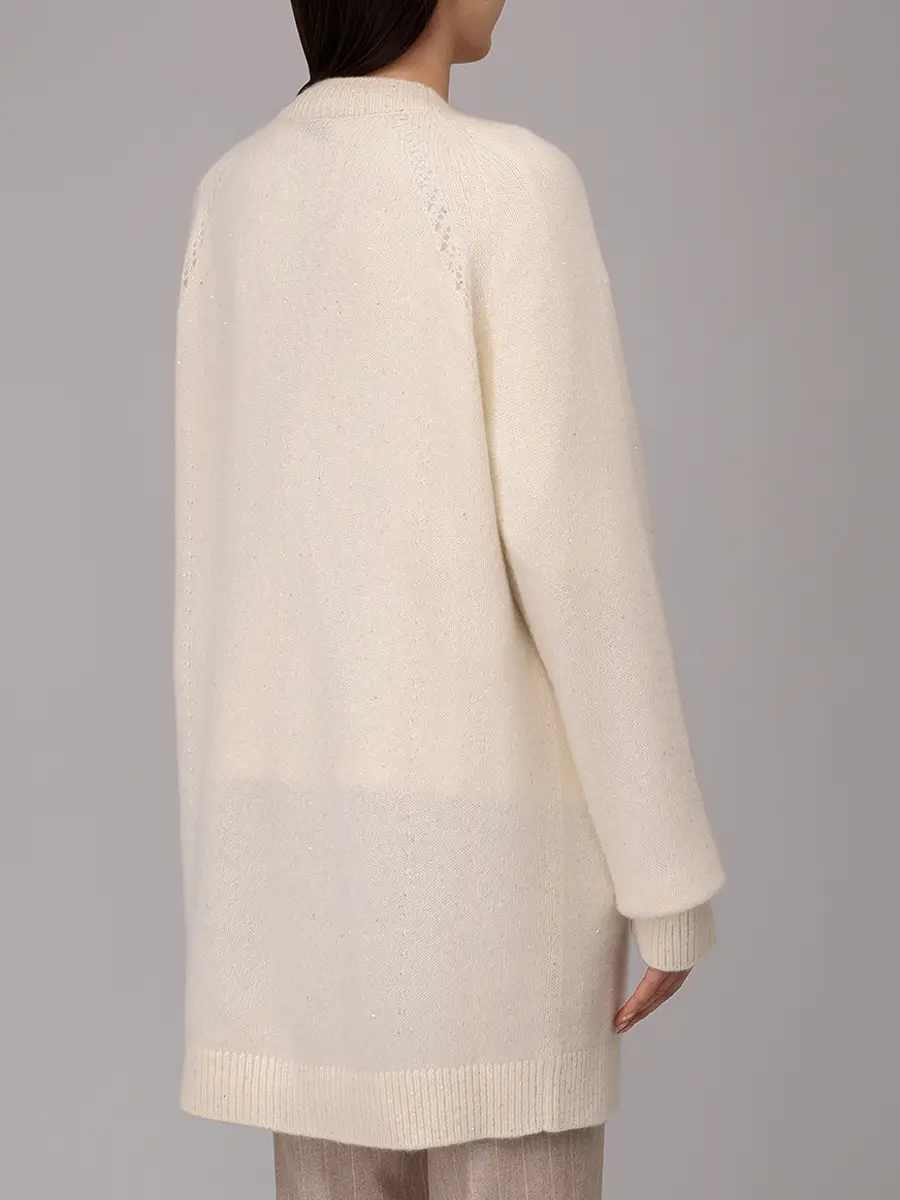 

Кардиган кашемировый, Белый, D6070100130000