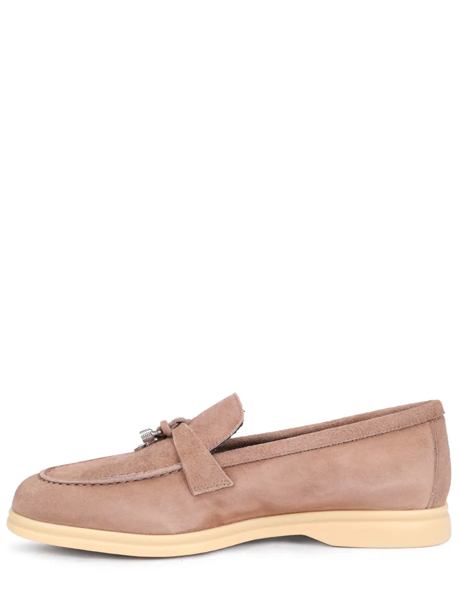 

Лоферы замшевые на байке, Бежевый, BD334T-CA-392