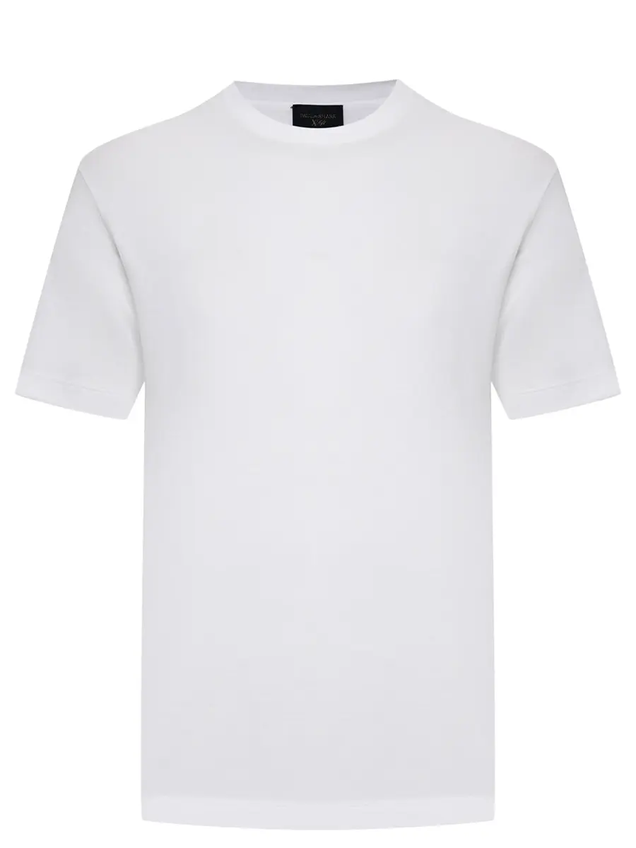 

Футболка из хлопка и лиоцелла, Белый, 15311602/965