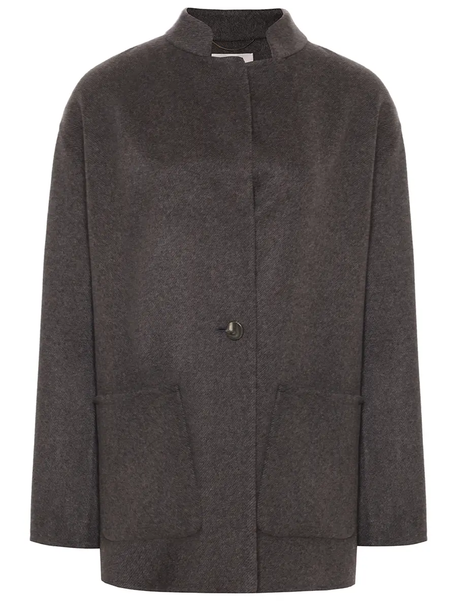 

Полупальто кашемировое, Серый, TF1005U-D7028U-080