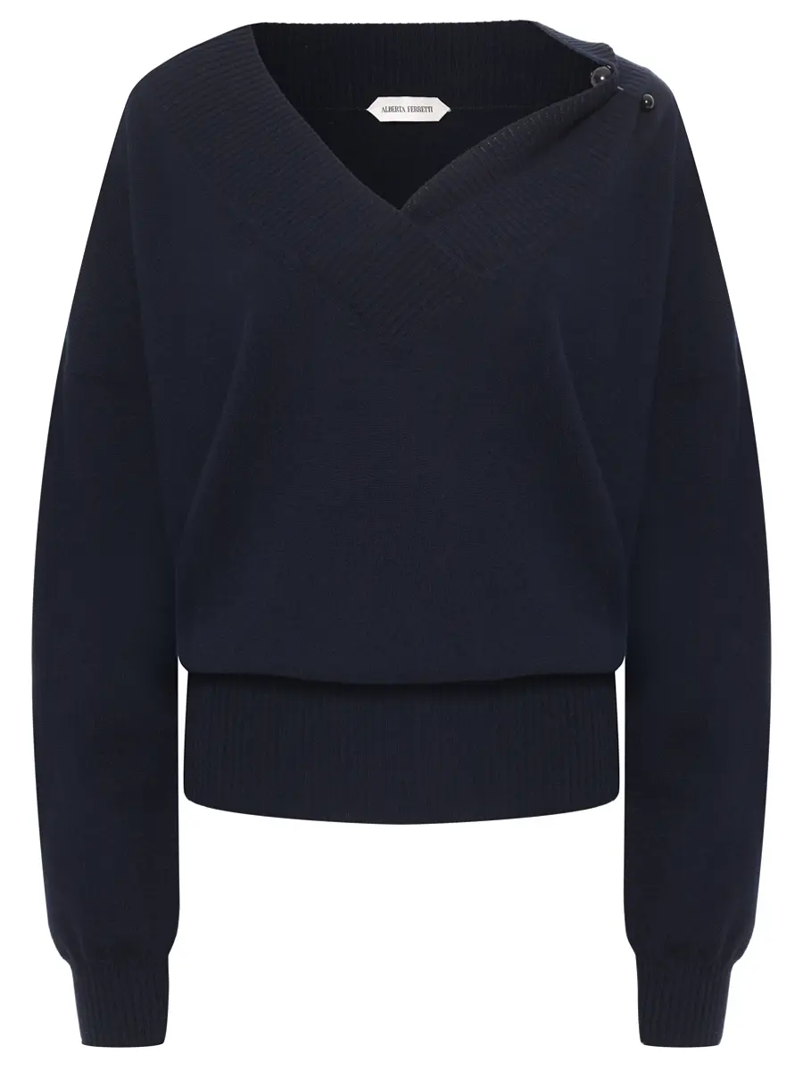 

Пуловер кашемировый, Синий, A090666050290