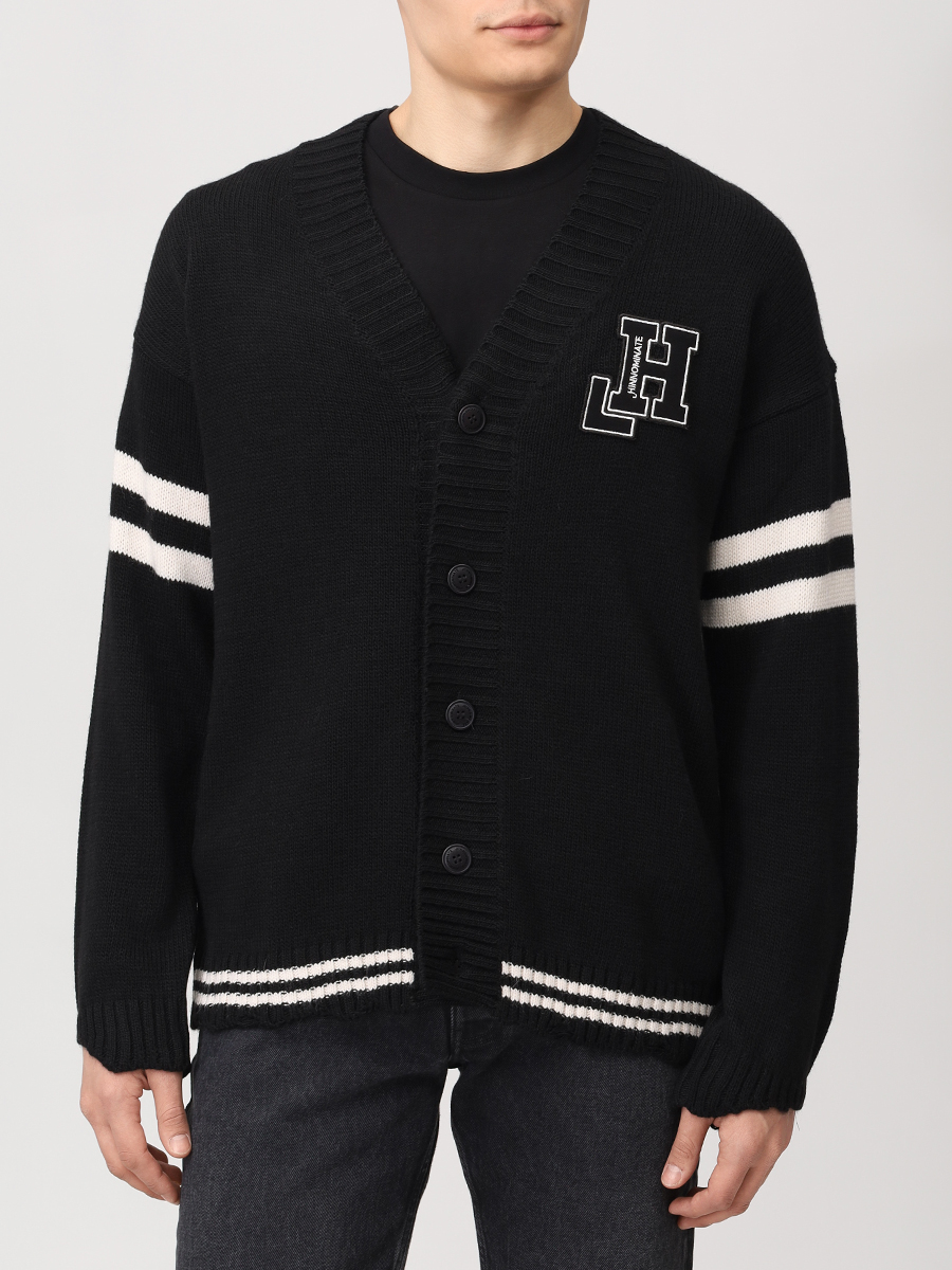 

Кардиган вязаный, Черный, HMABM01448