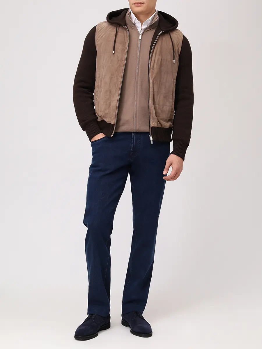 Кардиган шерстяной SVEVO 0918/9 SA25 1889 Бежевый  Фото 2