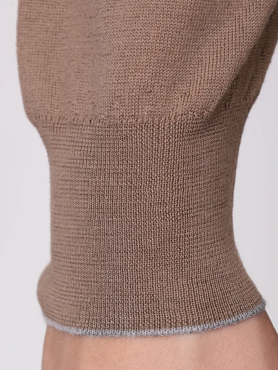 Кардиган шерстяной SVEVO 0918/9 SA25 1889 Бежевый  Фото 6