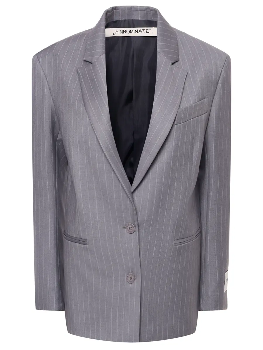 

Пиджак в полоску, Серый, HMABW02236