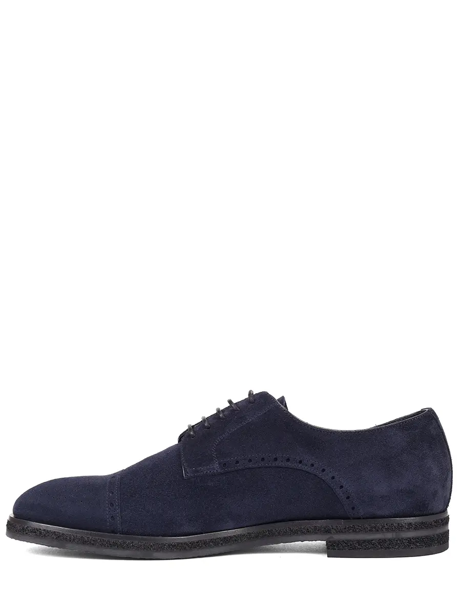 

Дерби замшевые на байке, Синий, 242U015.3