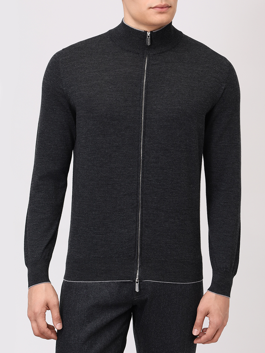 Кардиган шерстяной SVEVO 0918/9 SA25 984/Темно Серый  Фото 4