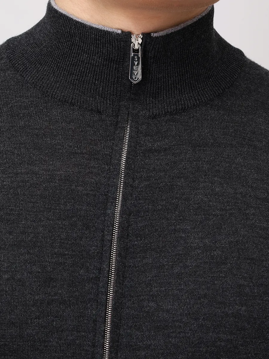 Кардиган шерстяной SVEVO 0918/9 SA25 984/Темно Серый  Фото 5