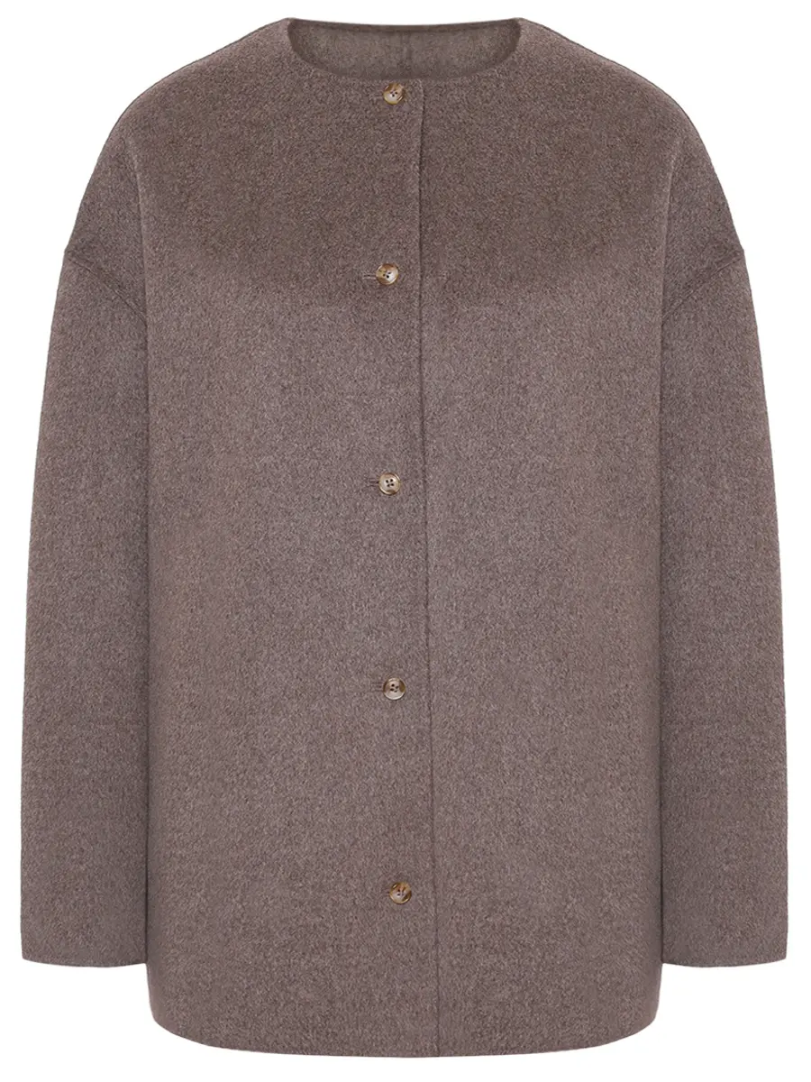 

Полупальто шерстяное Dunne, Коричневый, DUNNE