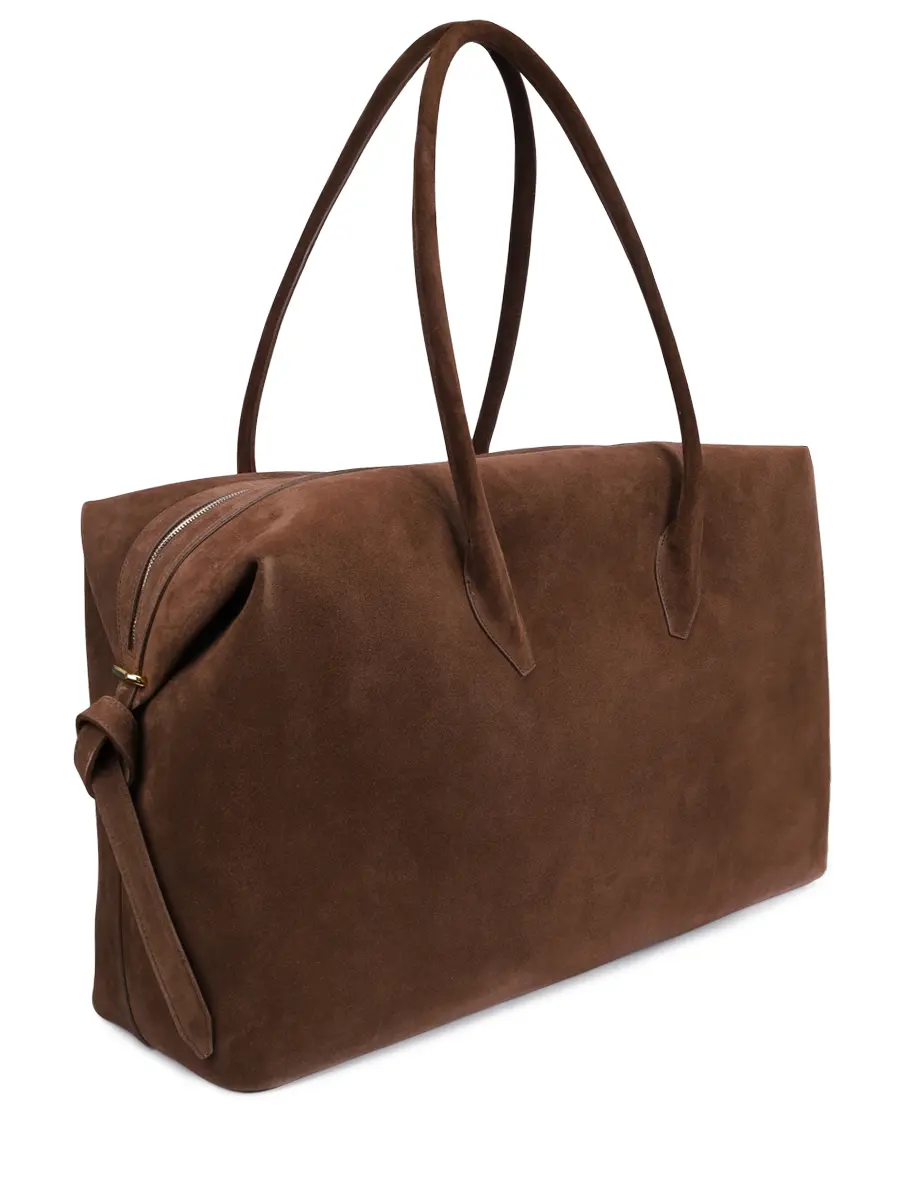 Сумка замшевая Brioche Weekender YUZEFI YUZPF25-HB-BW-S004 Коричневый  Фото 3