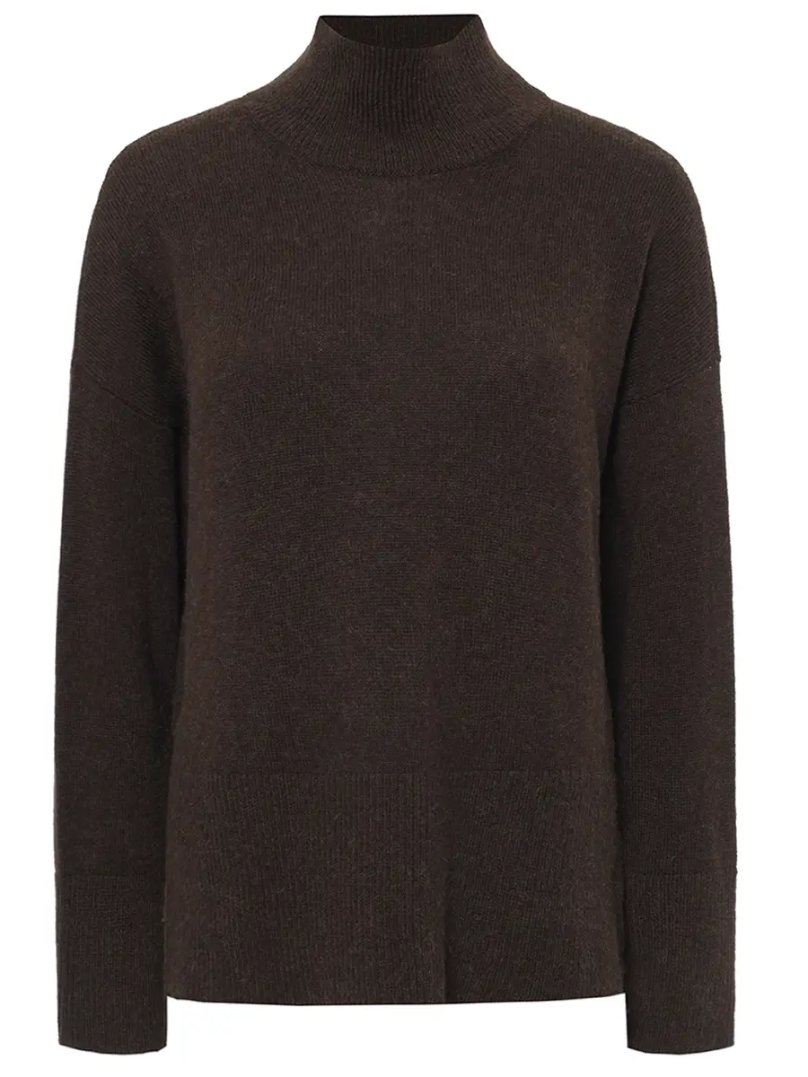 

Свитер из шерсти альпака, Коричневый, 41609P-01654-20230