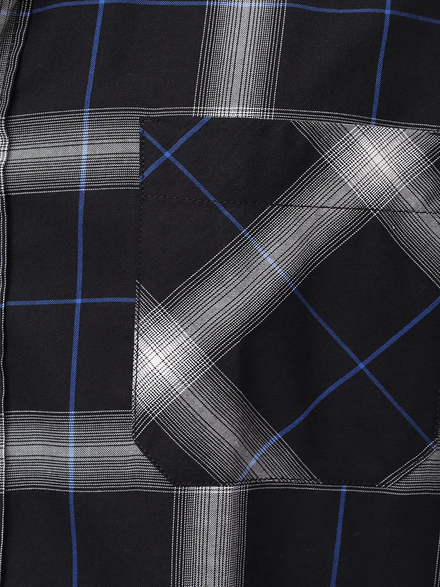 Рубашка Regular Fit хлопковая HUGO 50545254/001 Клетка  Фото 6