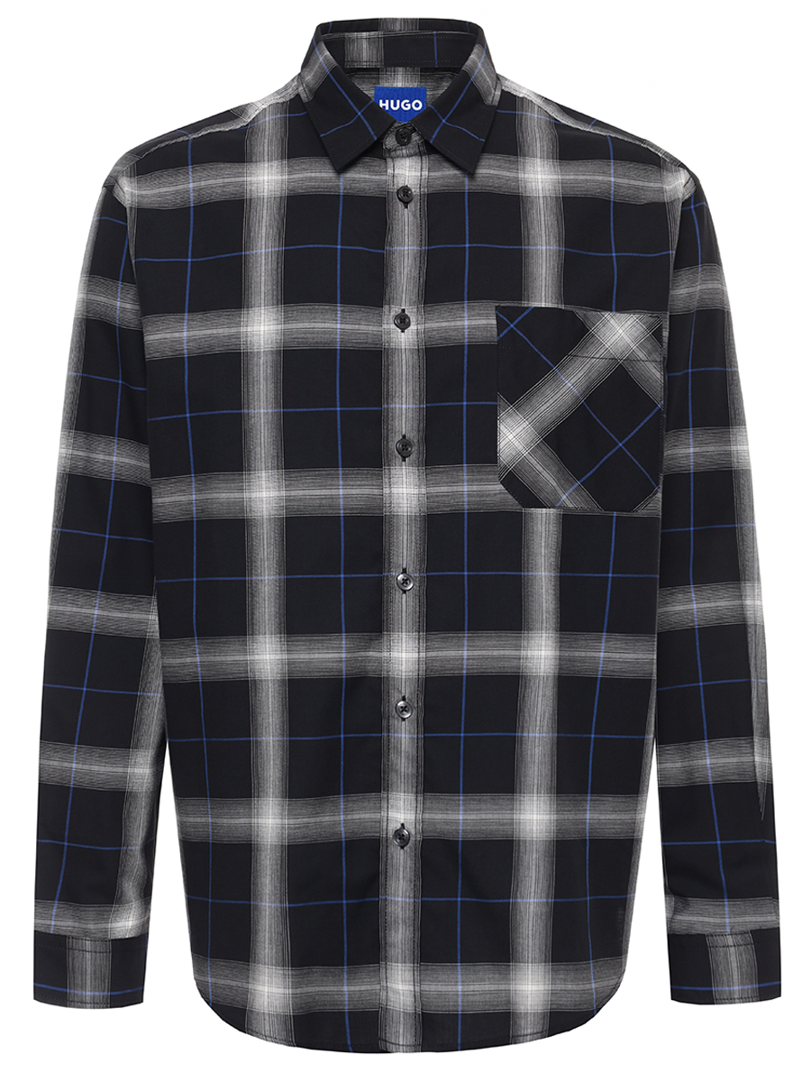 Рубашка Regular Fit хлопковая HUGO