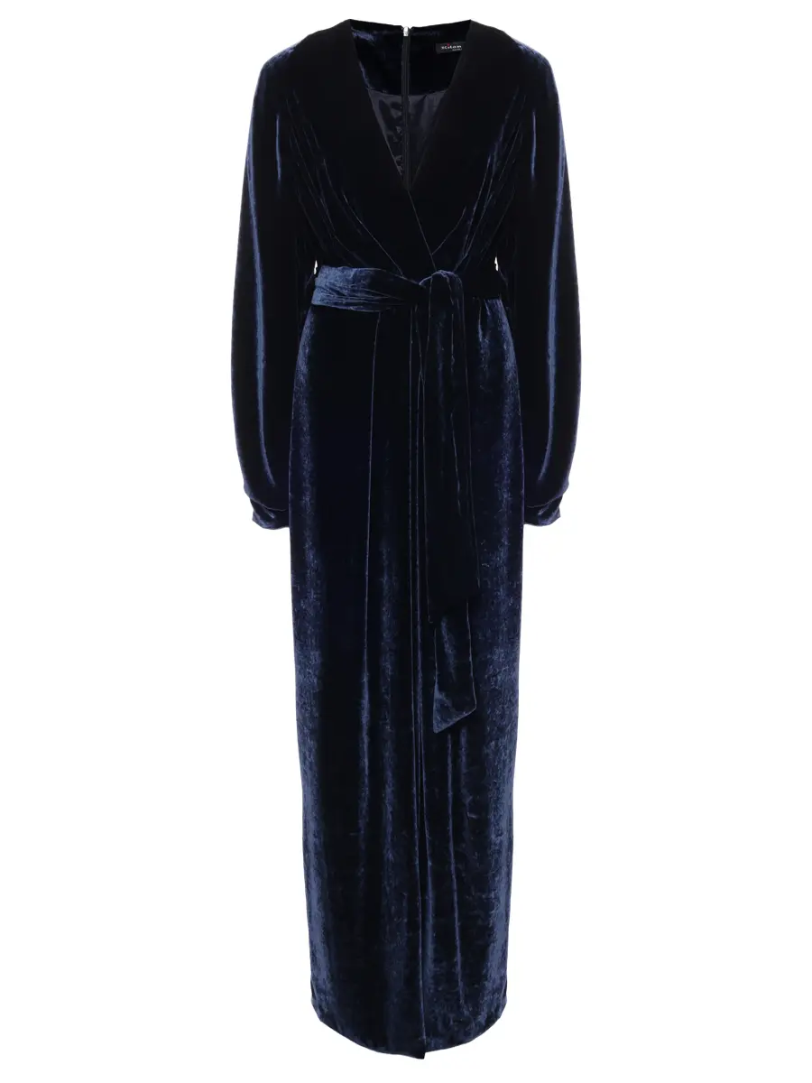 

Платье бархатное, Синий, D60314K05R4406004